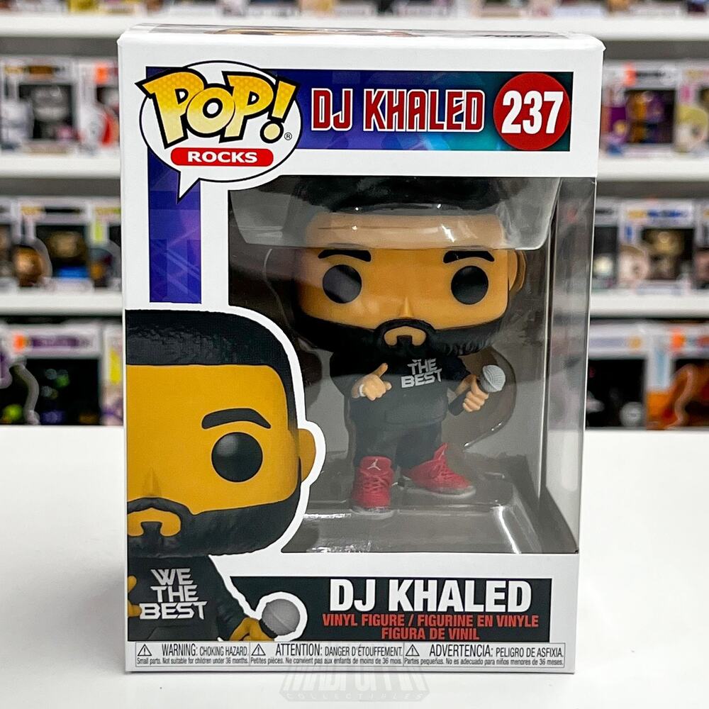 Funko Pop! Rocks DJ Khaled #237 Vinyl Figure We The Best 2021 Boxed Collectible